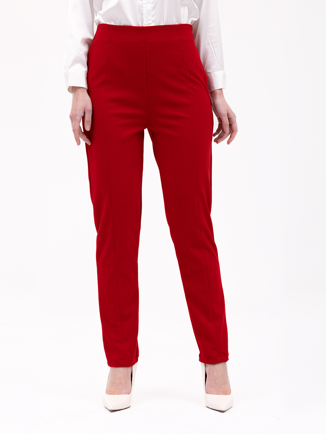 Formal Windsor Trousers Red -0